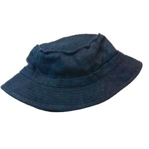 Banana Republic Navy Linen Fisherman Bucket Hat - S/M